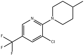 3-Chloro-2-(4-methyl-1-piperidinyl)-5-(trifluoromethyl)pyridine 구조식 이미지