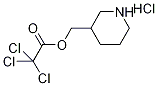 3-Piperidinylmethyl 2,2,2-trichloroacetatehydrochloride 구조식 이미지