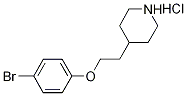 4-[2-(4-Bromophenoxy)ethyl]piperidinehydrochloride 구조식 이미지