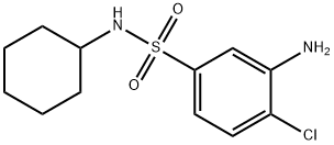 3-Amino-4-chloro-N-cyclohexylbenzenesulfonamide Structure