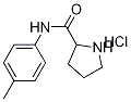 N-(4-Methylphenyl)-2-pyrrolidinecarboxamidehydrochloride Structure