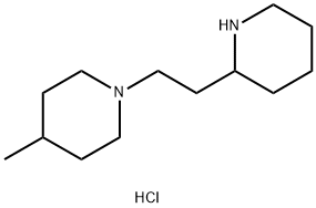 4-Methyl-1-[2-(2-piperidinyl)ethyl]piperidinedihydrochloride 구조식 이미지