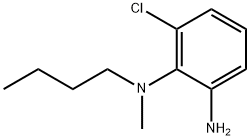 N~2~-butyl-3-chloro-N~2~-methyl-1,2-benzenediamine Structure