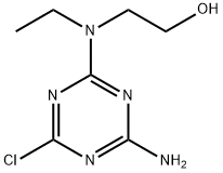 2-[(4-Amino-6-chloro-1,3,5-triazin-2-yl)(ethyl)-amino]-1-ethanol Structure