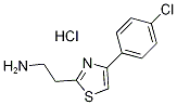 2-[4-(4-Chloro-phenyl)-thiazol-2-yl]-ethylaminehydrochloride 구조식 이미지