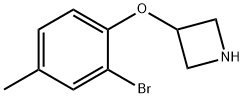 3-(2-Bromo-4-methylphenoxy)azetidine 구조식 이미지