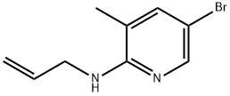 N-Allyl-5-bromo-3-methyl-2-pyridinamine 구조식 이미지