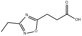 3-(3-Ethyl-[1,2,4]oxadiazol-5-yl)-propionic acid Structure