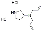 N,N-Diallyl-3-pyrrolidinamine dihydrochloride 구조식 이미지