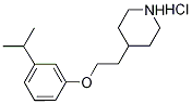 4-[2-(3-Isopropylphenoxy)ethyl]piperidinehydrochloride 구조식 이미지