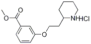 Methyl 3-[2-(2-piperidinyl)ethoxy]benzoatehydrochloride Structure