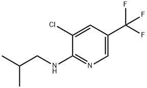 3-Chloro-N-isobutyl-5-(trifluoromethyl)-2-pyridinamine Structure