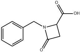 1-Benzyl-4-oxo-2-azetidinecarboxylic acid Structure