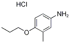 3-Methyl-4-propoxyaniline hydrochloride 구조식 이미지