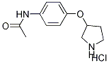 N-[4-(3-Pyrrolidinyloxy)phenyl]acetamidehydrochloride Structure