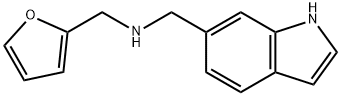 1-(2-furyl)-N-(1H-indol-6-ylmethyl)methanamine Structure