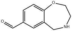 1,4-benzoxazepine-7-carboxaldehyde, 2,3,4,5-tetrahydro- Structure