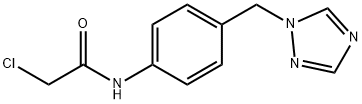 acetamide, 2-chloro-N-[4-(1H-1,2,4-triazol-1-ylmethyl)phen 구조식 이미지