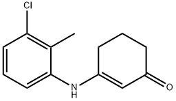 2-cyclohexen-1-one, 3-[(3-chloro-2-methylphenyl)amino]- Structure