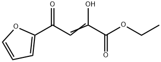 2-butenoic acid, 4-(2-furanyl)-2-hydroxy-4-oxo-, ethyl est Structure