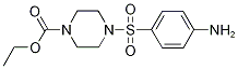 1-piperazinecarboxylic acid, 4-[(4-aminophenyl)sulfonyl]- Structure