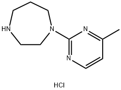 1-(4-Methyl-pyrimidin-2-yl)-[1,4]diazepane hydrochloride 구조식 이미지