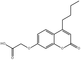 [(4-Butyl-2-oxo-2H-chromen-7-yl)oxy]acetic acid 구조식 이미지
