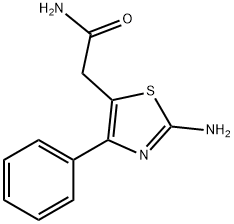 2-(2-Amino-4-phenyl-1,3-thiazol-5-yl)acetamide Structure