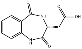 [(3R)-2,5-Dioxo-2,3,4,5-tetrahydro-1H-1,4-benzodiazepin-3-yl]acetic acid Structure