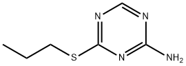 4-(Propylthio)-1,3,5-triazin-2-amine 구조식 이미지