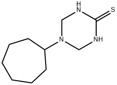 5-Cycloheptyl-1,4,5,6-tetrahydro-1,3,5-triazine-2-thiol 구조식 이미지