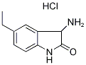 3-Amino-5-ethyl-1,3-dihydro-2H-indol-2-one hydrochloride Structure