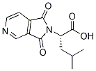 (2S)-2-(1,3-Dioxo-1,3-dihydro-2H-pyrrolo[3,4-c]-pyridin-2-yl)-4-methylpentanoic acid 구조식 이미지