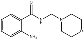 2-Amino-N-(morpholin-4-ylmethyl)benzamide 구조식 이미지