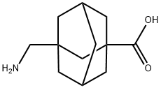 3-(Aminomethyl)adamantane-1-carboxylic acid hydrochloride Structure