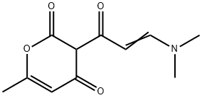 3-[(2E)-3-(Dimethylamino)prop-2-enoyl]-6-methyl-2H-pyran-2,4(3H)-dione 구조식 이미지