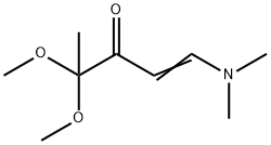 (E)-1-Dimethylamino-4,4-dimethoxy-pent-1-en-3-one 구조식 이미지