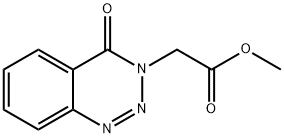 Methyl (4-oxo-1,2,3-benzotriazin-3(4H)-yl)acetate Structure