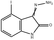 4-Iodo-1H-indole-2,3-dione 3-hydrazone 구조식 이미지
