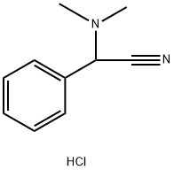 Dimethylamino-phenyl-acetonitrile hydrochloride Structure