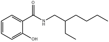 N-(2-Ethylhexyl)-2-hydroxybenzamide 구조식 이미지