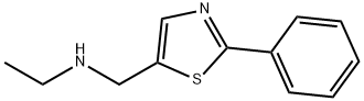 N-[(2-Phenyl-1,3-thiazol-5-yl)methyl]ethanamine dihydrochloride Structure