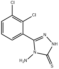 4-Amino-5-(2,3-dichlorophenyl)-4H-1,2,4-triazole-3-thiol Structure