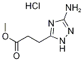 Methyl 3-(3-amino-1H-1,2,4-triazol-5-yl)-propanoate hydrochloride Structure