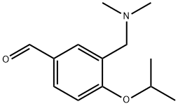 3-Dimethylaminomethyl-4-isopropoxy-benzaldehyde 구조식 이미지