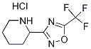 2-(5-Trifluoromethyl-[1,2,4]oxadiazol-3-yl)-piperidine hydrochloride Structure