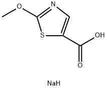 Sodium 2-methoxy-1,3-thiazole-5-carboxylate 구조식 이미지