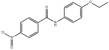 N-(4-Ethoxyphenyl)-4-nitrobenzamide 구조식 이미지