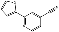 2-(2-Furyl)isonicotinonitrile Structure