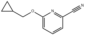 6-(Cyclopropylmethoxy)pyridine-2-carbonitrile Structure